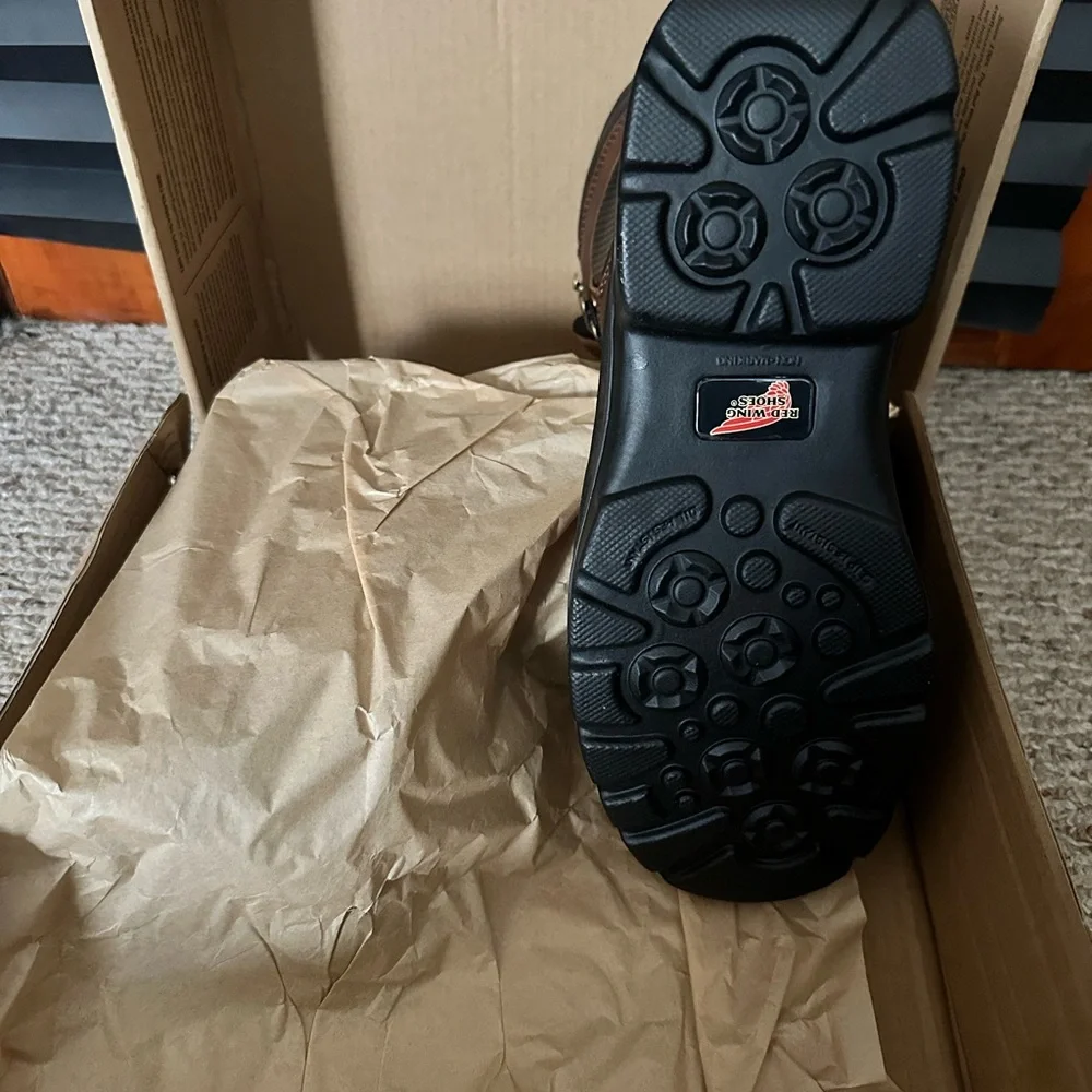 Red Wing Shoes Brown and Black Men's Work Boots